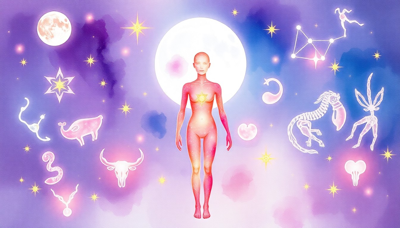 12星座と対応する身体部位