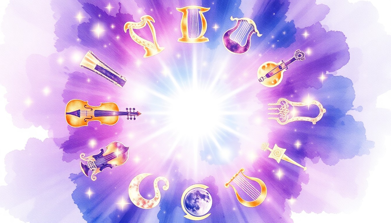 12星座と楽器の神秘的な対応関係