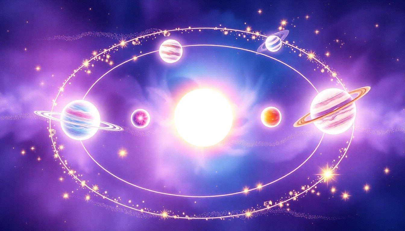 主要天体のヘリオセントリック解釈