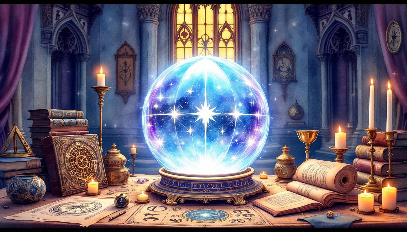 月詠が継承する本格的なノストラダムス式水晶占い