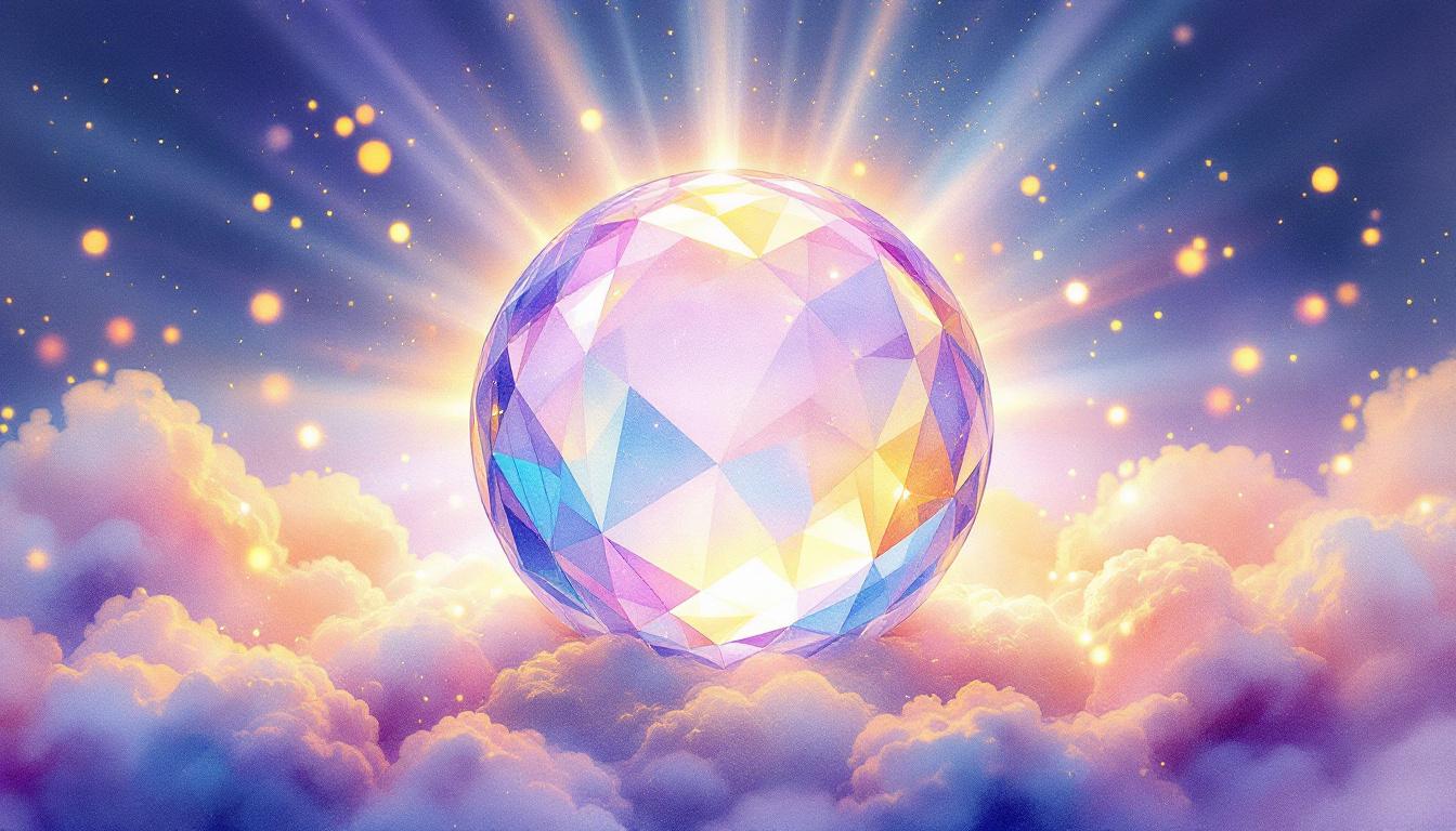 水晶玉の虹現象を解釈する方法の選択肢