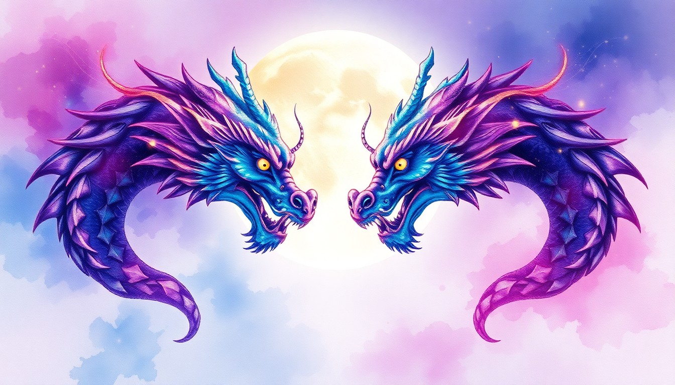 運命的な出会いを示すドラゴンヘッドのシナストリー