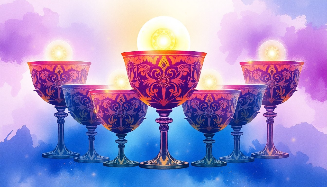 カップの9のカードコンビネーション