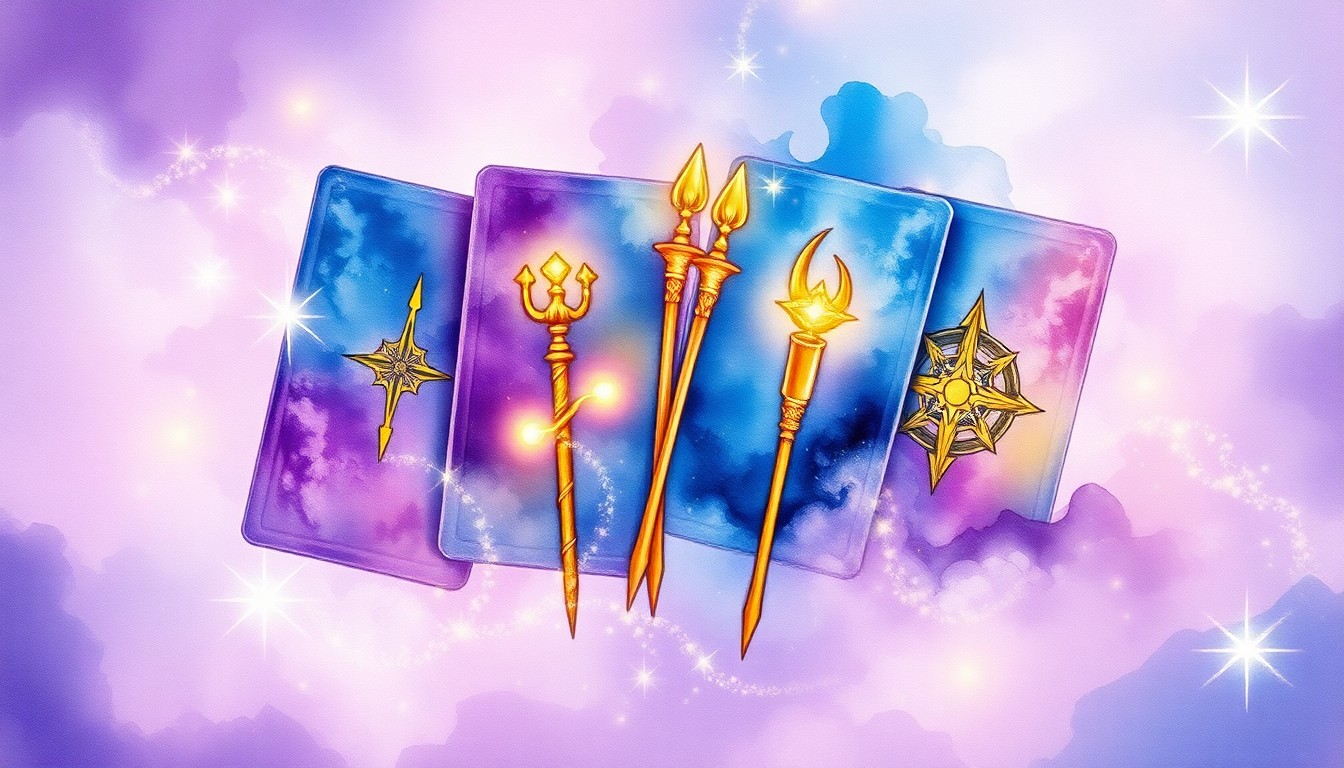 ワンドの4と他のカードとの組み合わせ