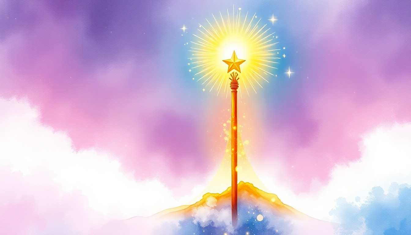 正位置のワンドのエース：新たな可能性への扉